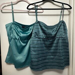 New York & Company Dressy Tank Tops – Adjustable Straps (XL, Set of 2)